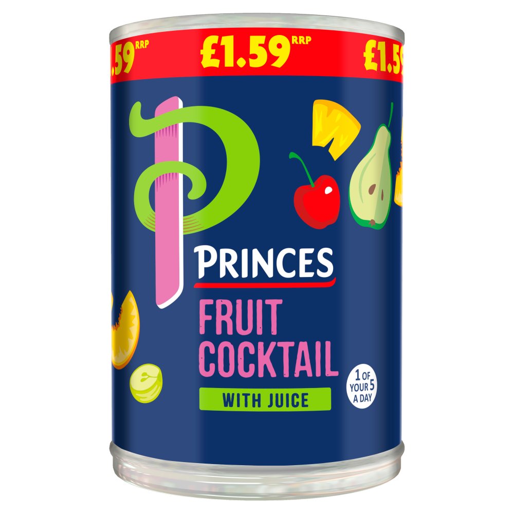 Princes Fruit Cocktail with Juice 410g 410g × 6 × 1