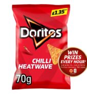 Doritos Chilli Heatwave Tortilla Chips Sharing Bag Crisps 70g  RRP  70g × 18 × 1