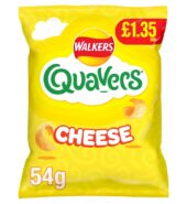 Walkers Quavers Cheese Snacks Crisps  54g  RRP 54g × 18 × 1
