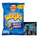 Walkers Wotsits Cheese Sharing Crisps 60g RRP 60g × 18 × 1