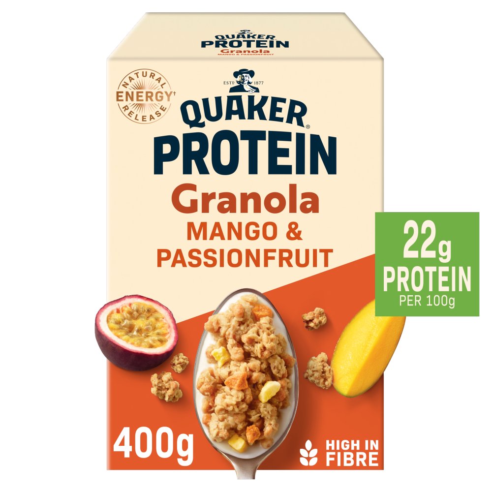 Quaker Protein Granola Mango & Passionfruit 400g 400g × 6 × 1