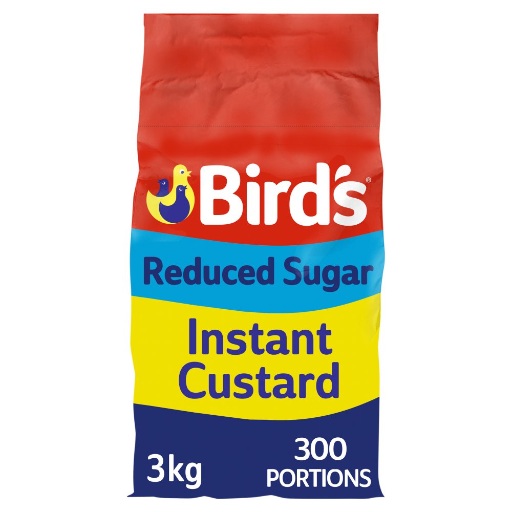 Bird’s Reduced Sugar Instant Custard Mix 3kg 3Kg × 1