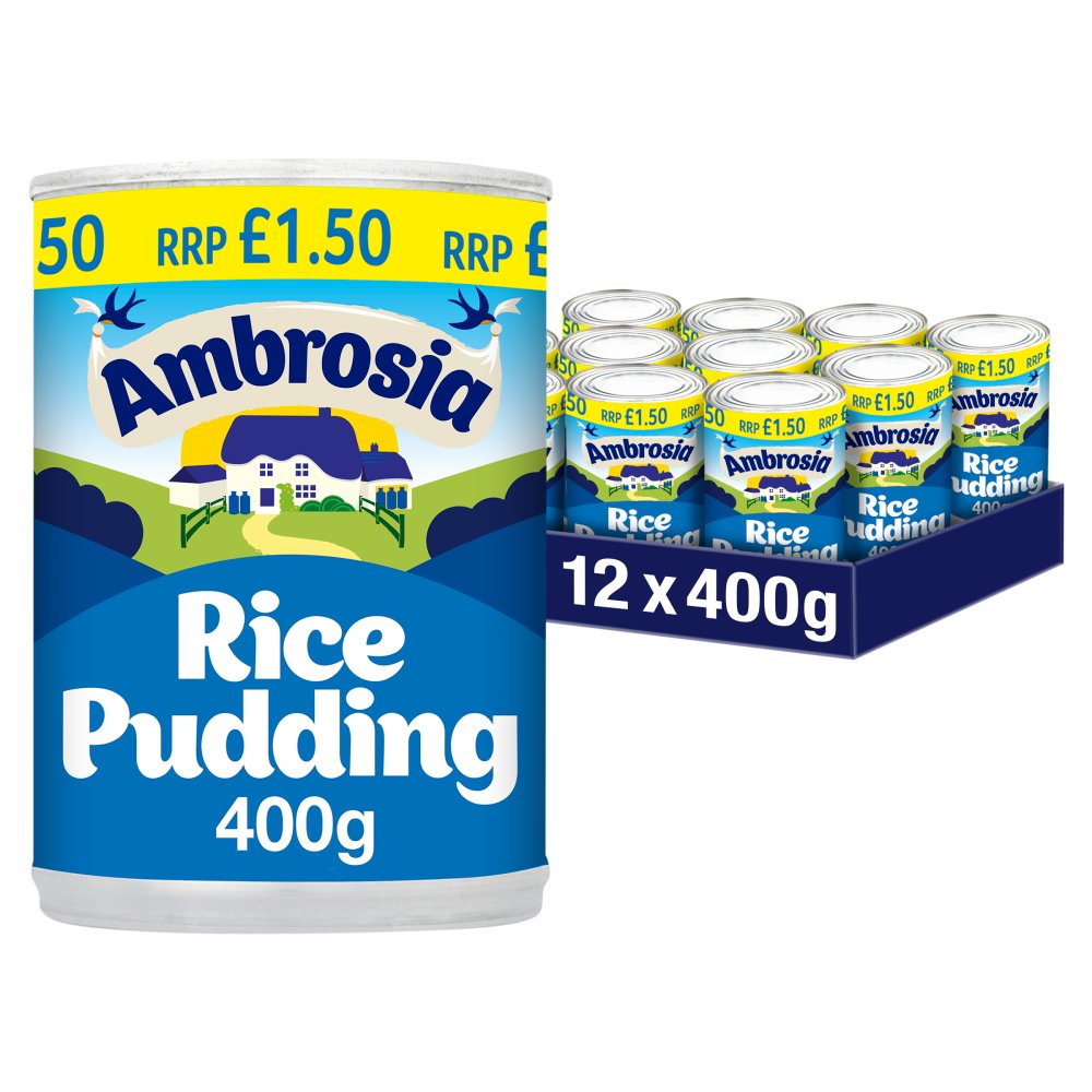Ambrosia Rice Pudding Dessert Can 400g RRP  400g × 12 × 1