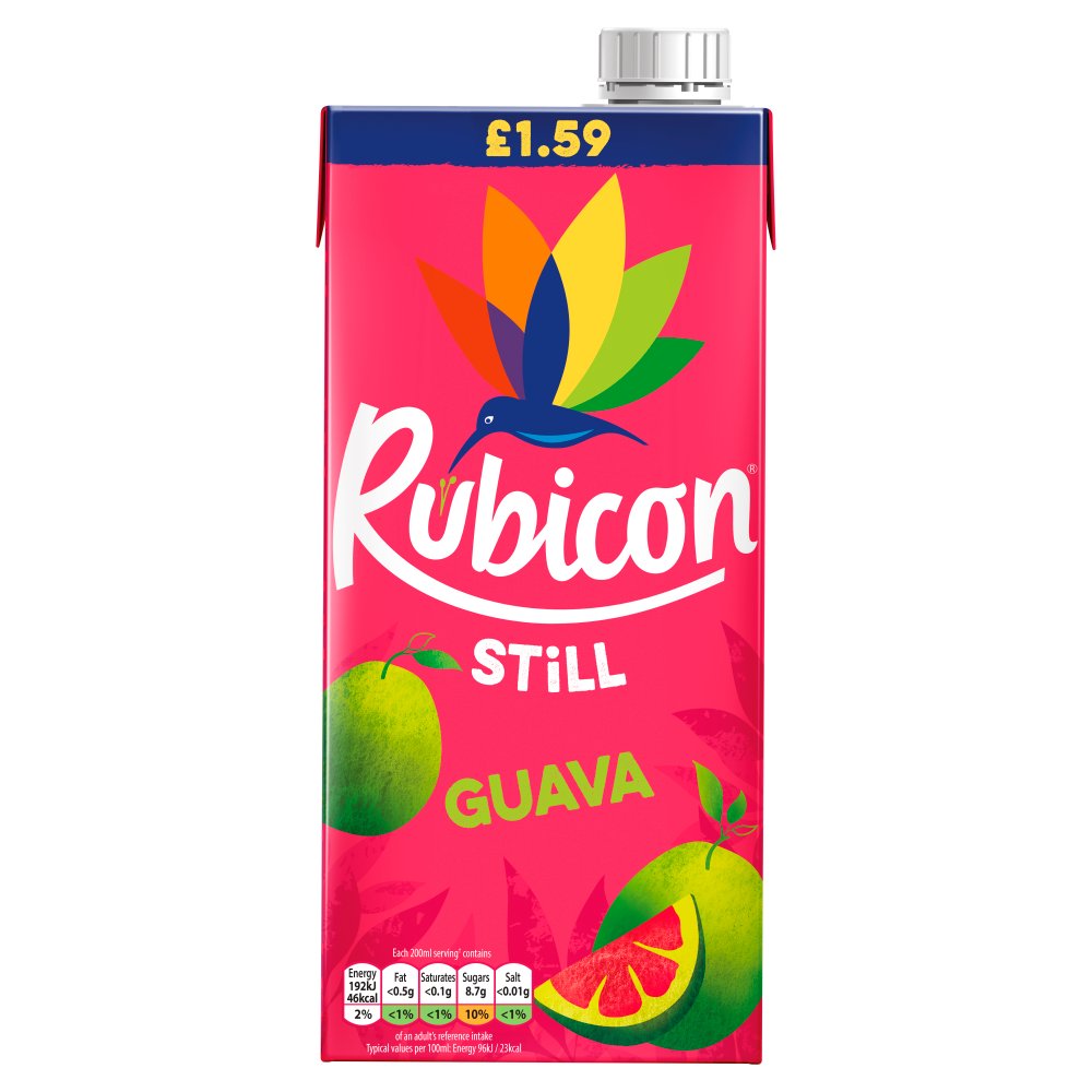 Rubicon Still Guava Juice Drink 1 Litre 1Ltr × 12 × 1