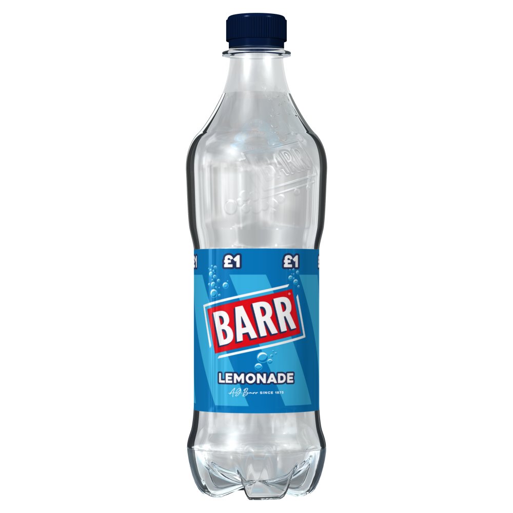 BARR Lemonade Soft Drink Bottle 500ml   500ml × 12 × 1