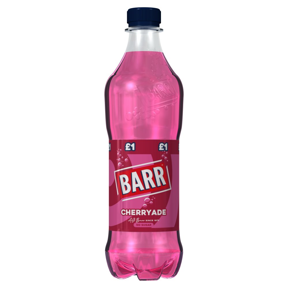 BARR Cherryade Soft Drink Bottle 500ml   500ml × 12 × 1