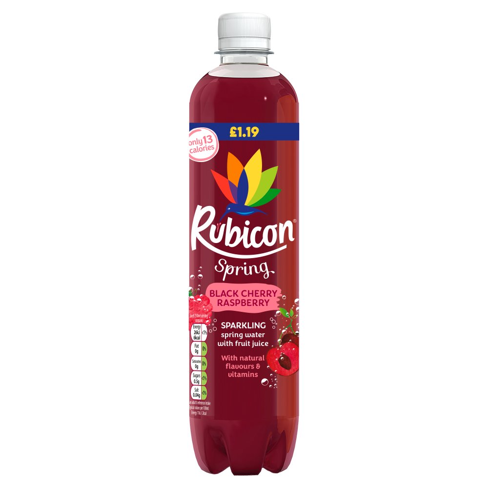 Rubicon Spring Black Cherry Raspberry Sparkling 500ml × 12 × 1
