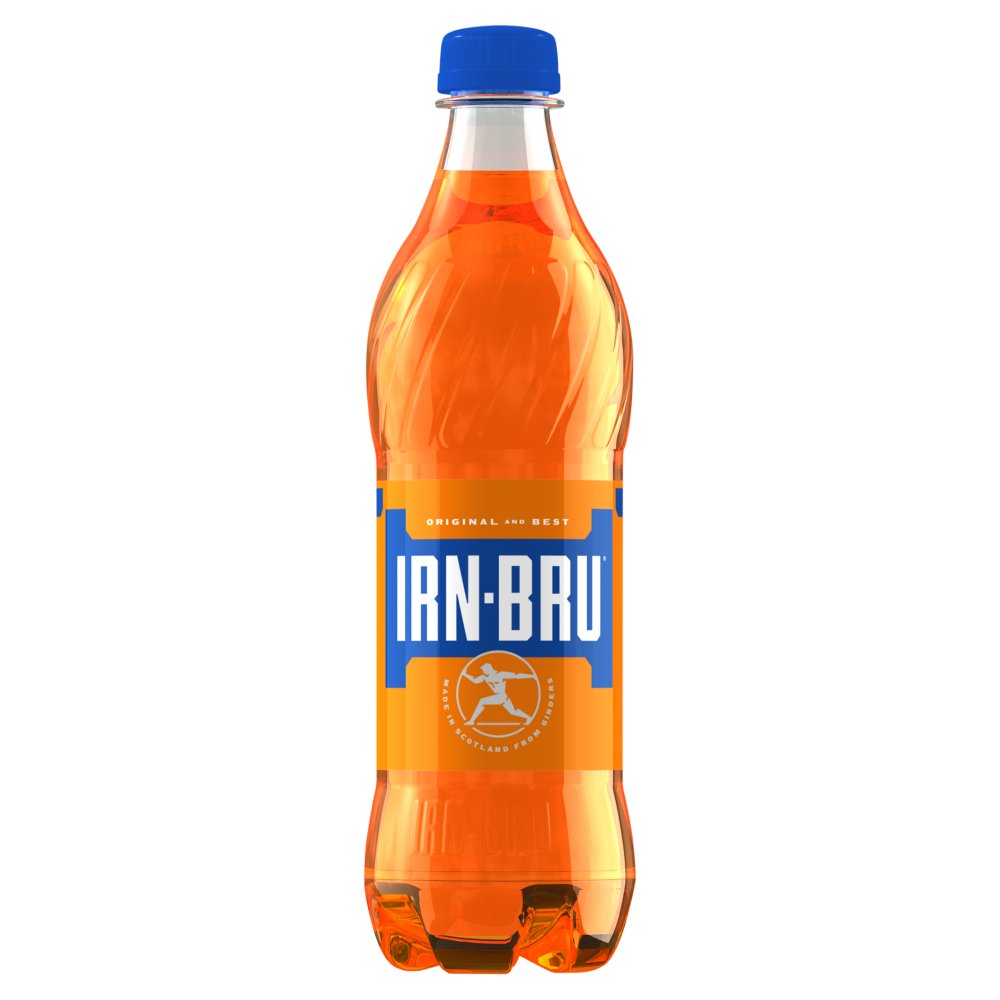 IRN-BRU Regular Soft Drink Bottle 500ml 500ml × 12 × 1