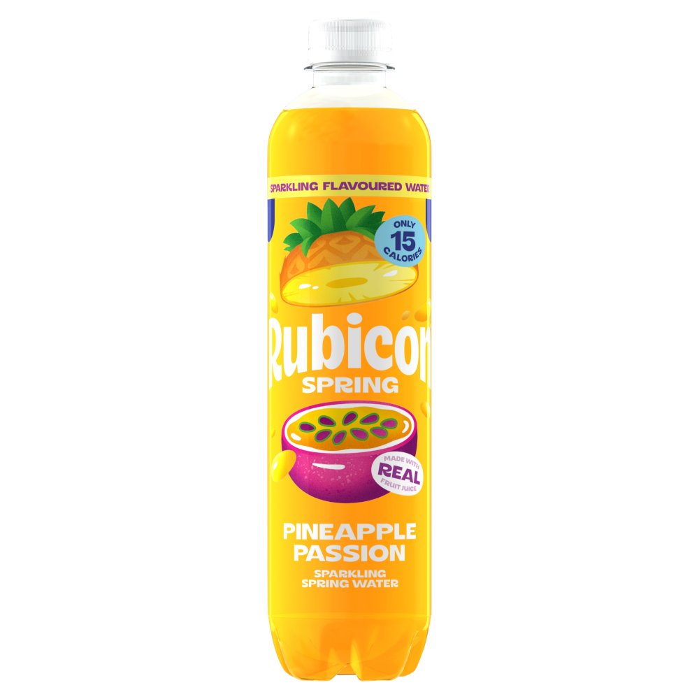 Rubicon Spring Pineapple Passion Sparkling Spring Water 500ml 500ml × 12 × 1
