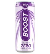 Boost Energy Drink Zero Sugar Dark Fruits 250ml 75p 250ml × 24 × 1