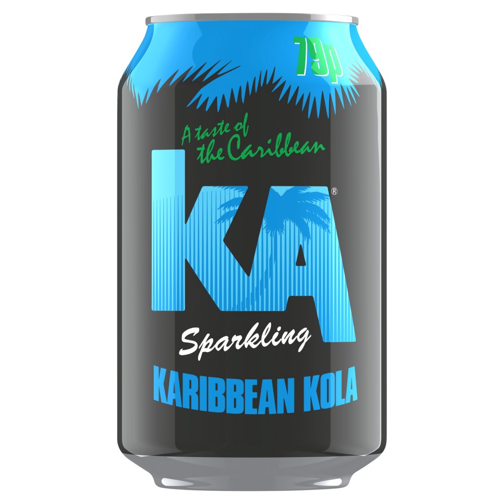 KA Kola Sparkling Soft Drink Can 330ml 79p 330ml × 24 × 1