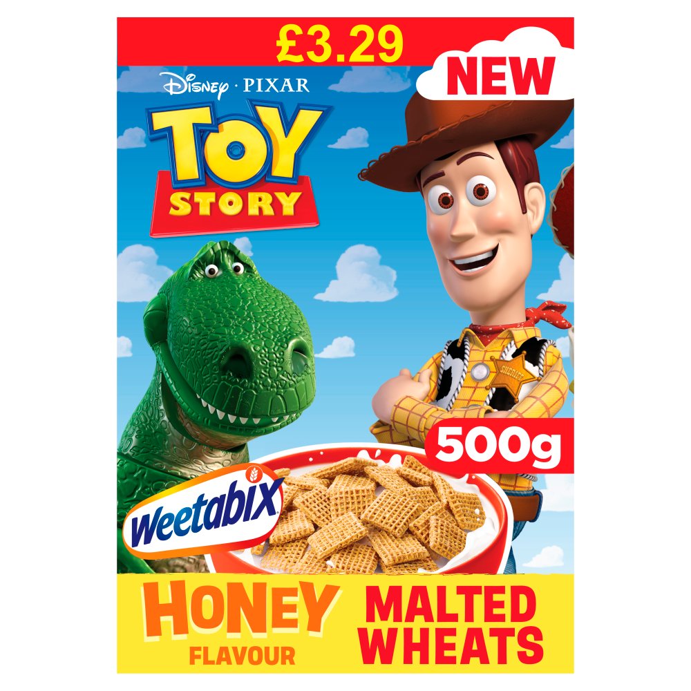 Weetabix Disney Pixar Toy Story Honey Flavour Malted Wheats 7x500g 500g × 7 × 1