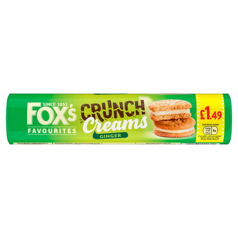 Fox’s Ginger Crunch Creams 200g 200g × 12 × 1