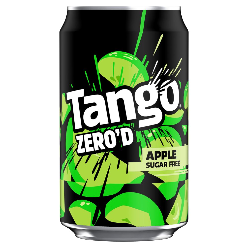 Tango Zero’d Apple Sugar Free Can 330ml 330ml × 24 × 1