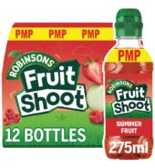 Fruit Shoot Summer Fruits Kids Juice Drink  275ml 275ml × 12 × 1