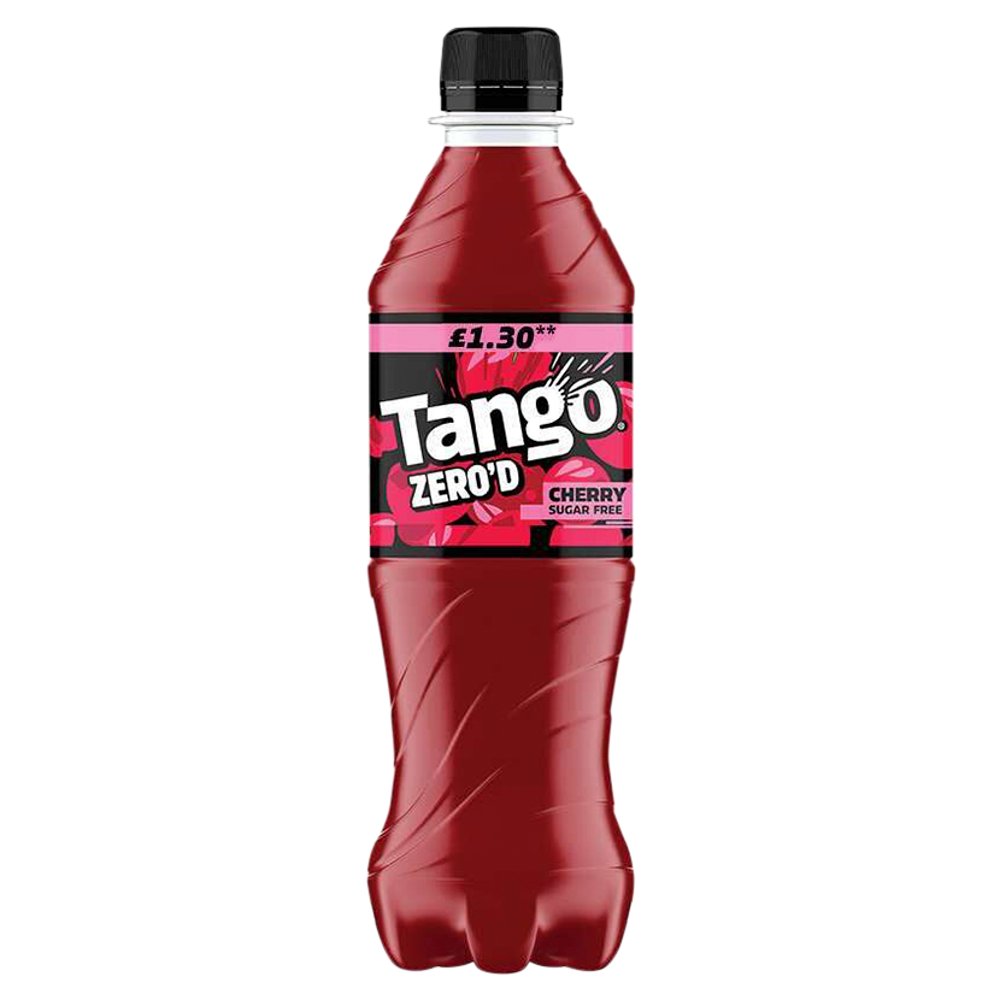 Tango Zero’d Cherry Sugar Free 1.30 Bottle 500ml 500ml × 12 × 1