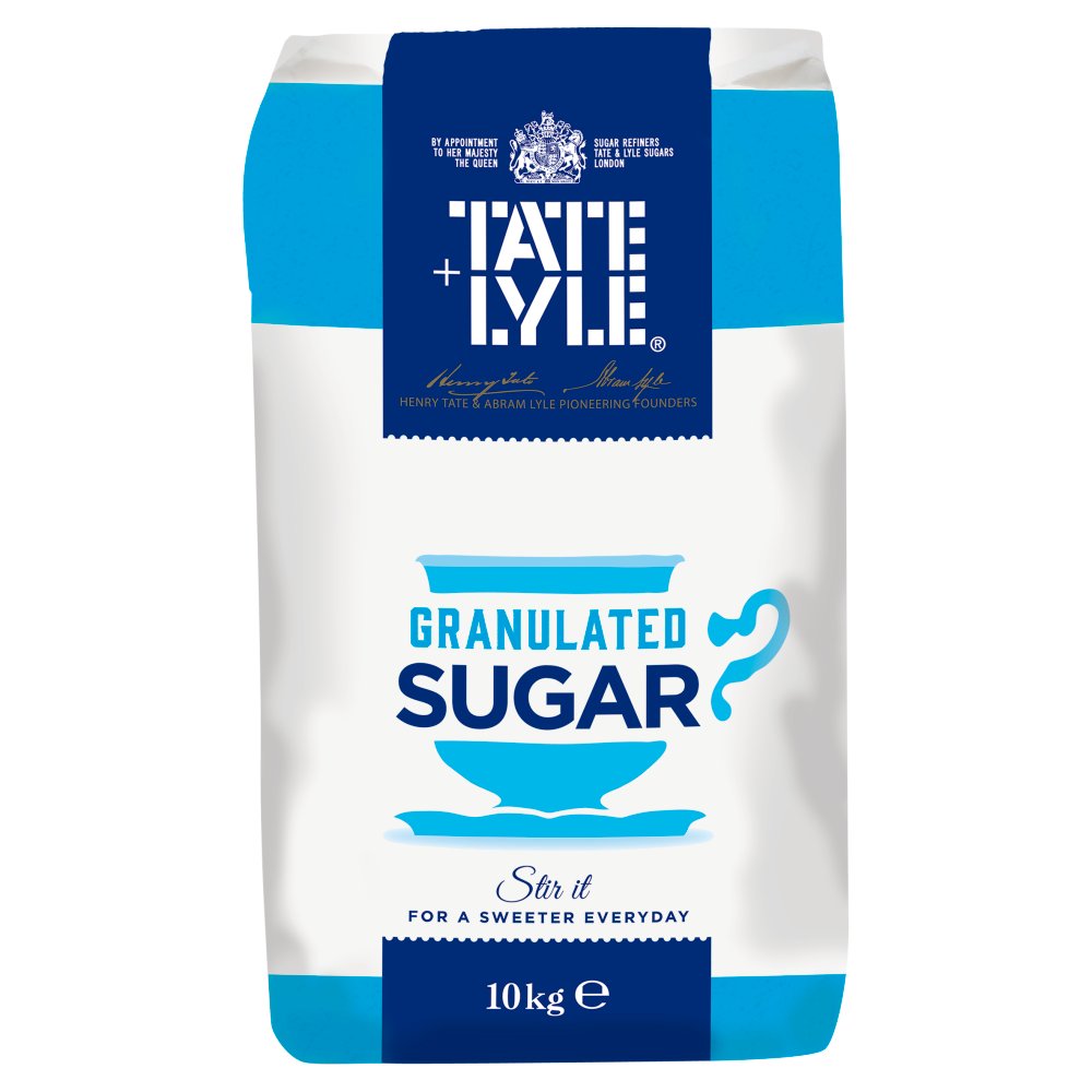 Tate & Lyle Granulated Pure Cane Sugar 10kg 10Kg × 1