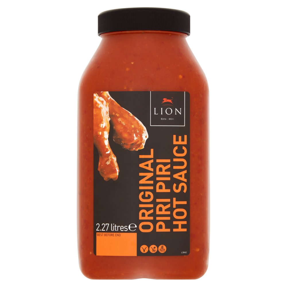 Lion Original Piri Piri Hot Sauce 2.27 Litres 2.2Ltr × 2
