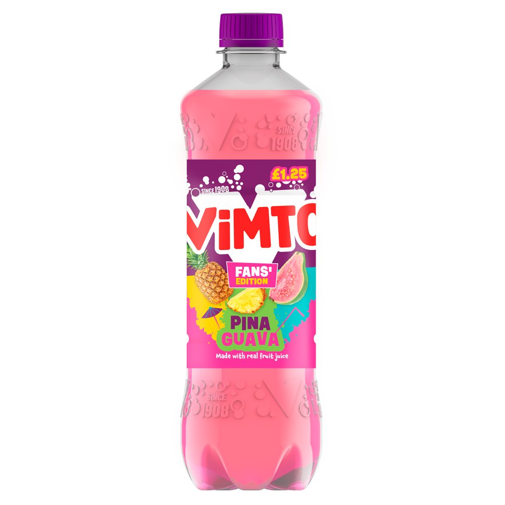 Vimto Fans’ Edition Pineapple & Guava Flavour 500ml 500ml × 12 × 1