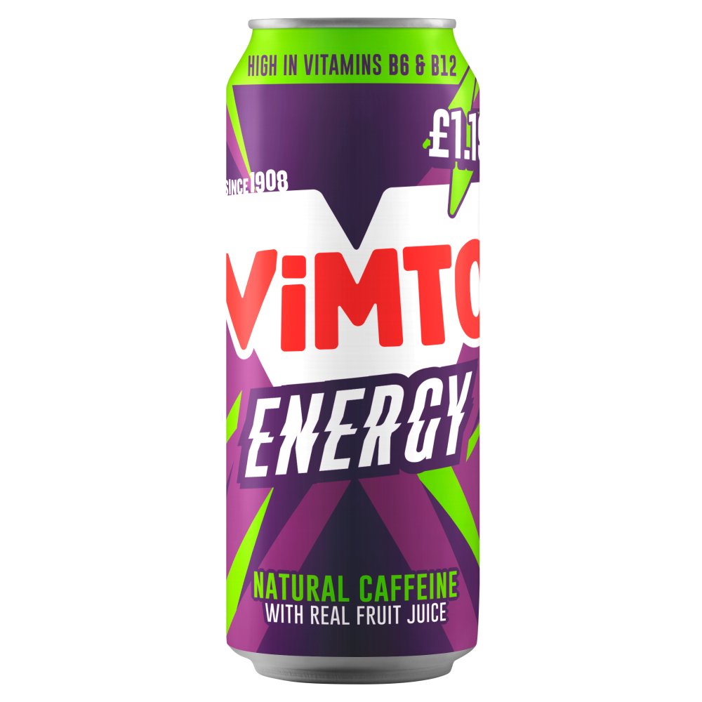 Vimto Energy 500ml 500ml × 12 × 1