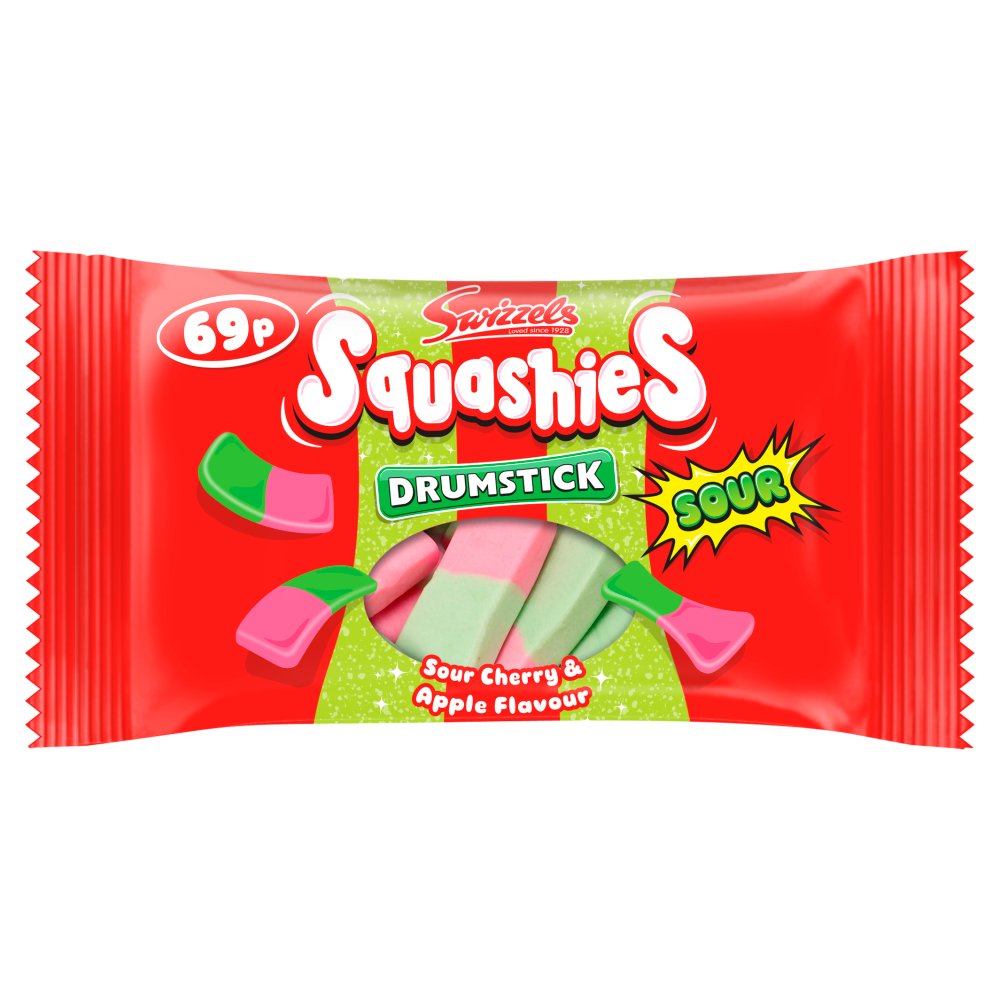 Swizzels Squashies Sour Cherry & Apple 60g  60g × 30 × 1