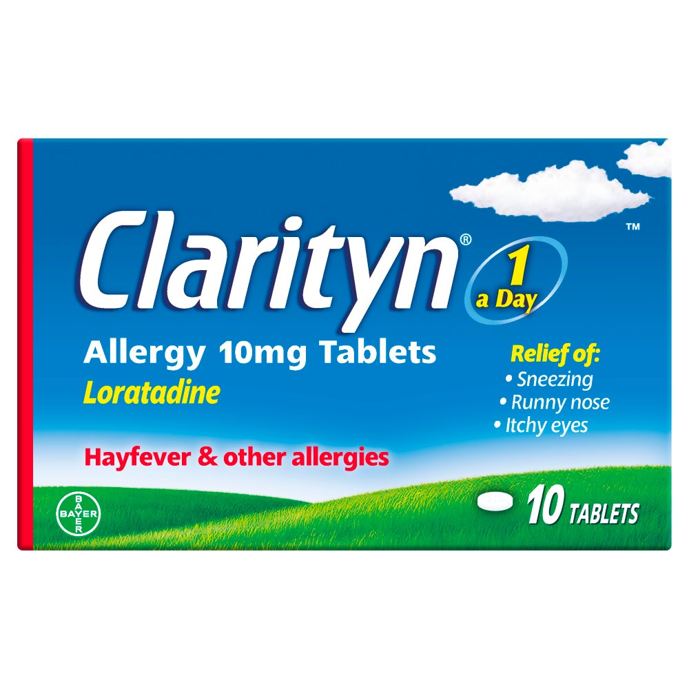 Clarityn Allergy 10mg Tablets 10 Tablets 10s × 12 × 1