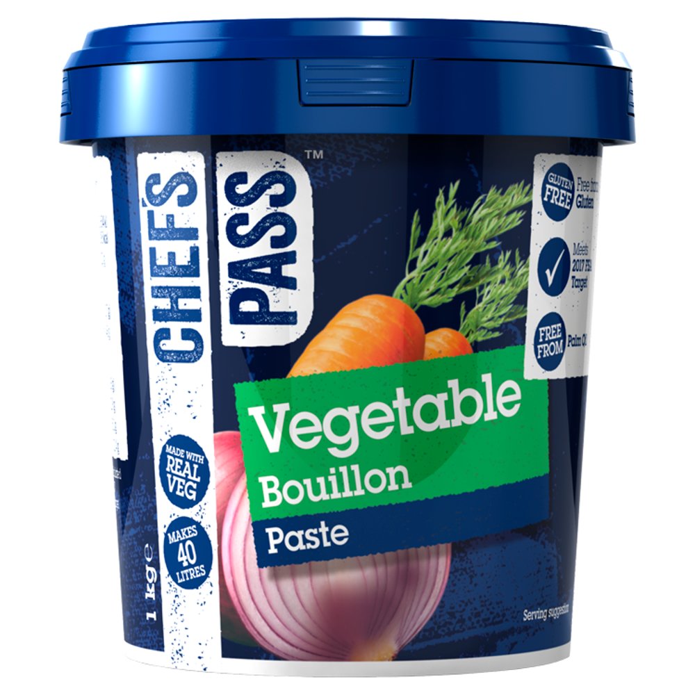 Chef’s Pass Vegetable Bouillon Paste 1kg 1Kg × 1