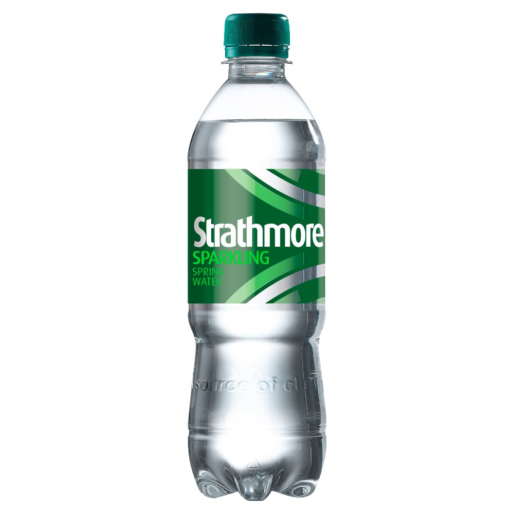 Strathmore Sparkling Spring Water 500ml Bottle 500ml × 24 × 1