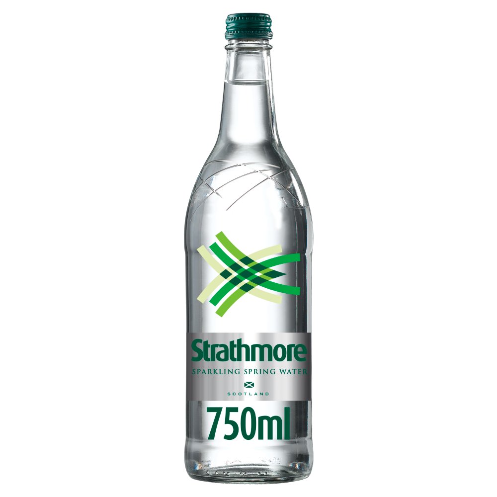 Strathmore Sparkling Spring Water 750ml 750ml × 12 × 1