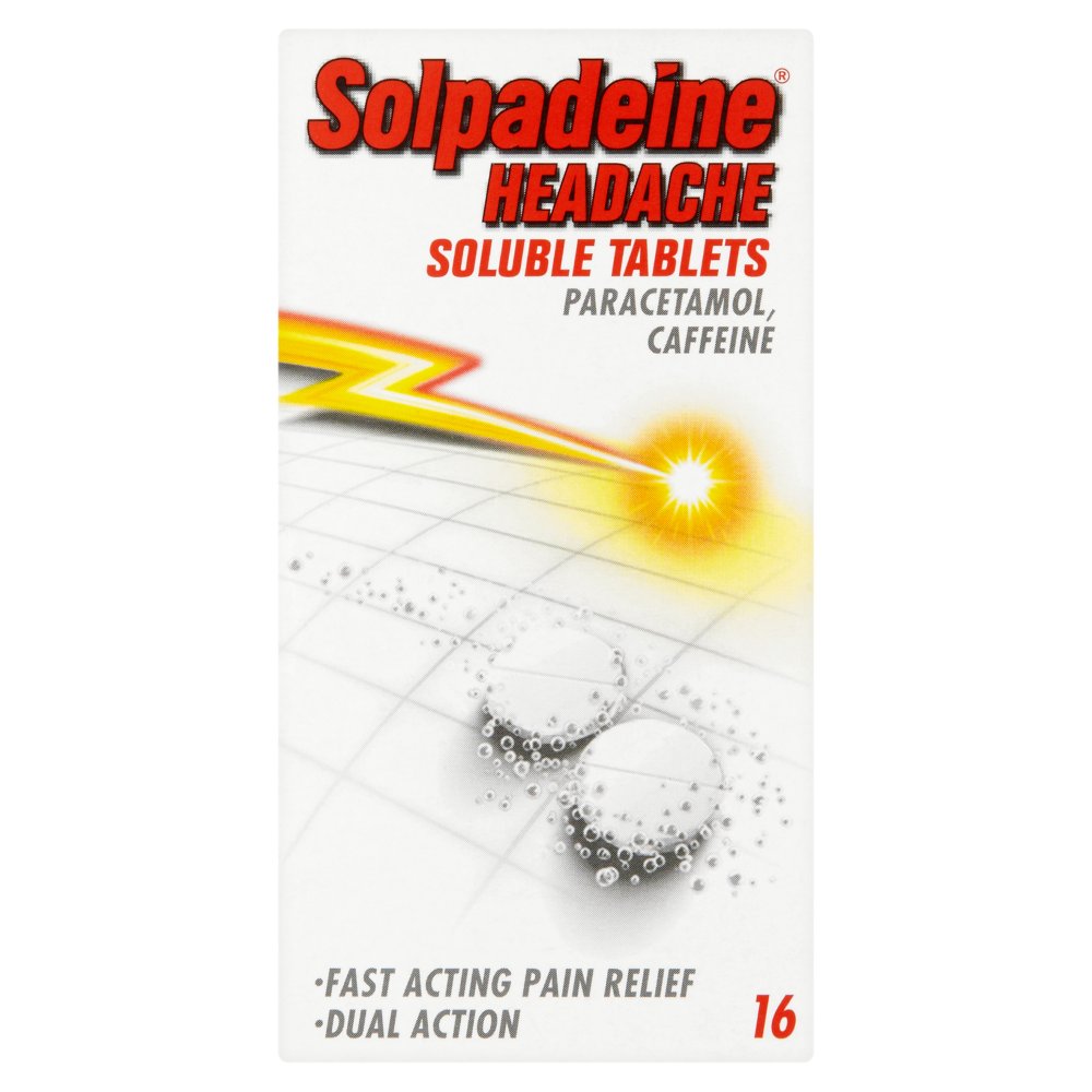 Solpadeine Headache Soluble Tablets 16 Tablets 16s × 6 × 1