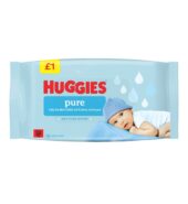 Huggies 48 Pure Baby Wipes 48s × 6 × 1