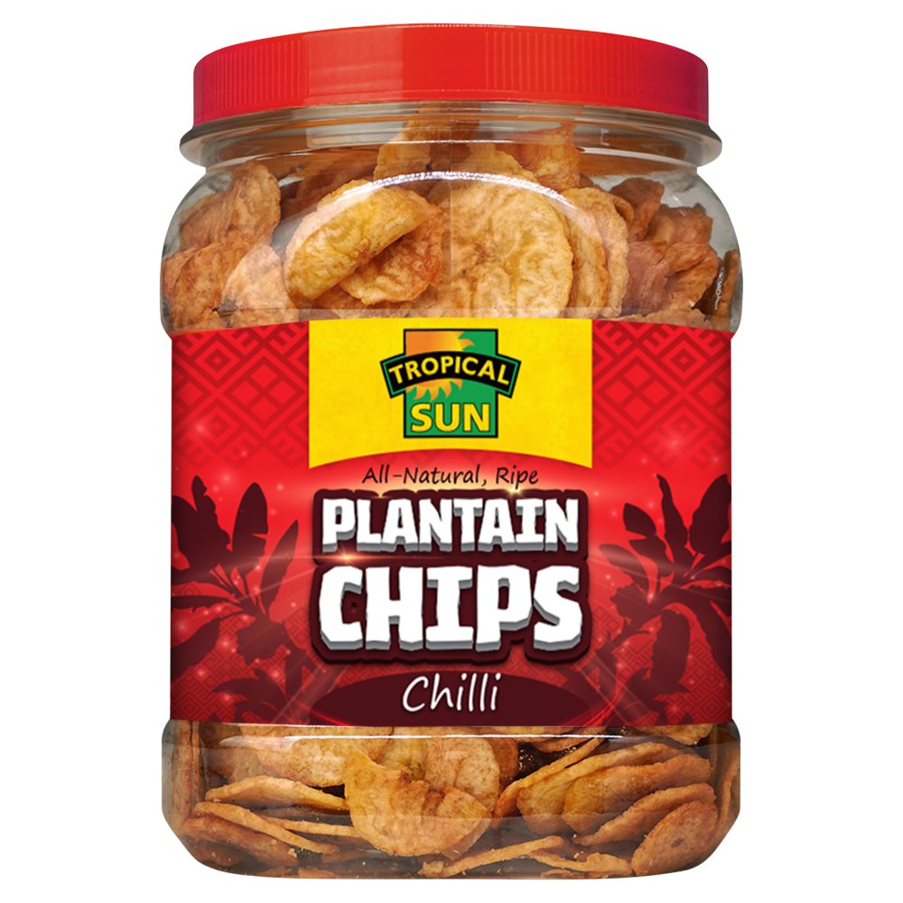 Tropical Sun Chilli Plantain Chips 450g 450g × 1