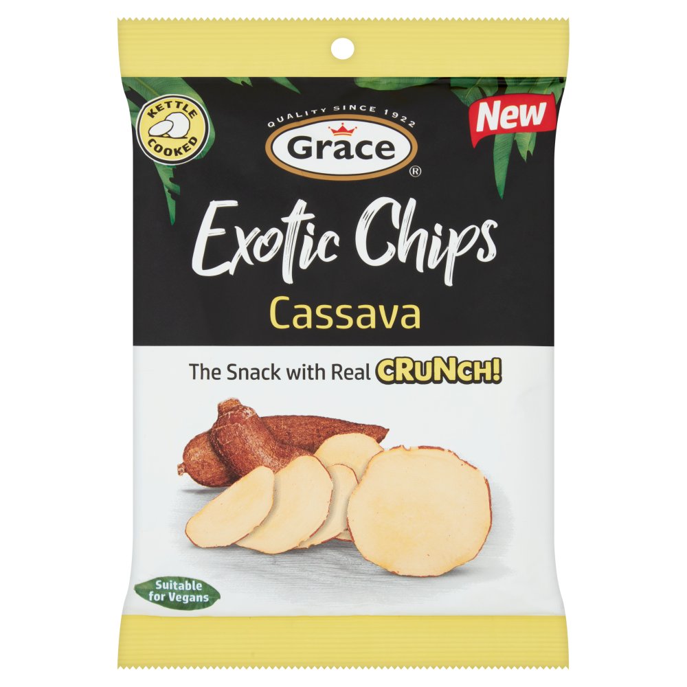 Grace Cassava Exotic Chips 75g 75g × 8 × 1