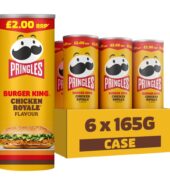 Pringles Burger King Chicken Royale Sharing Crisps 6 x 165g   165g × 6 × 1