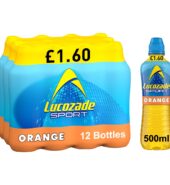 Lucozade Sport Drink Orange 500ml 500ml × 12 × 1