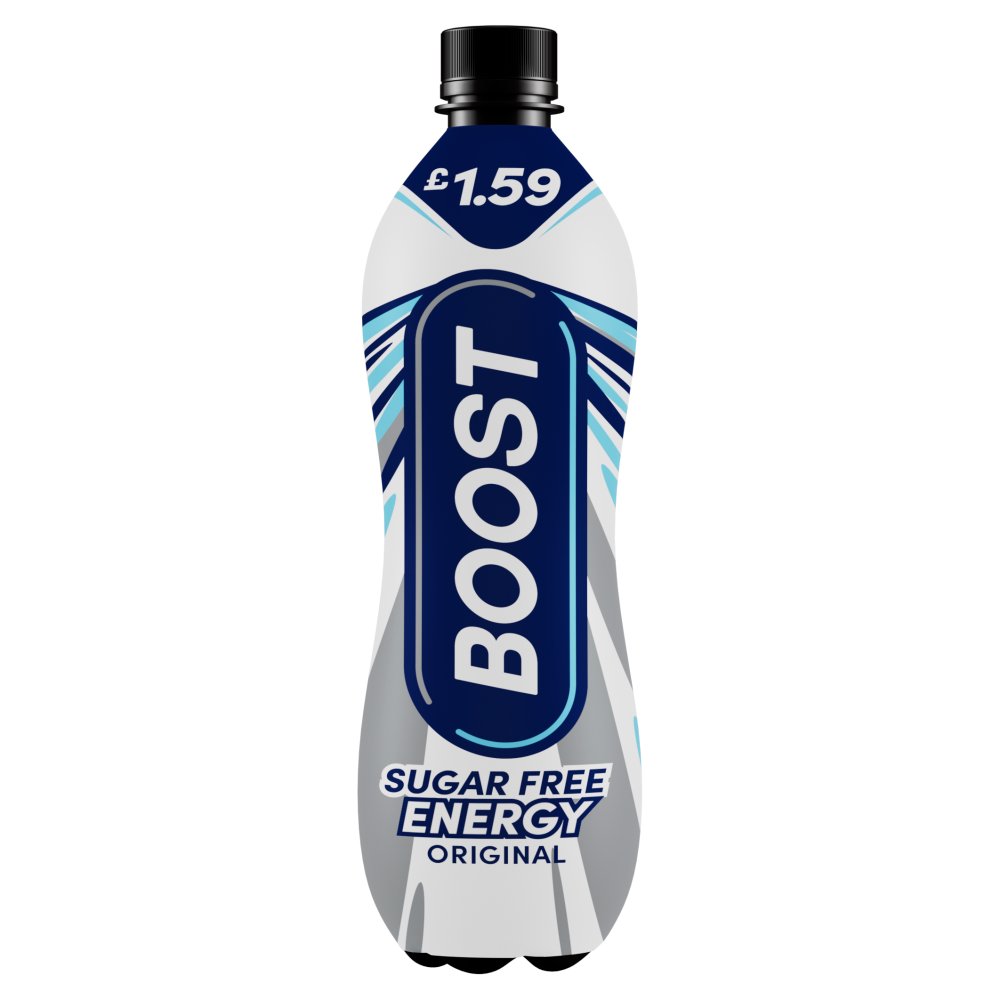 Boost Sugar Free Energy Original 1 Litre 1Ltr × 12 × 1