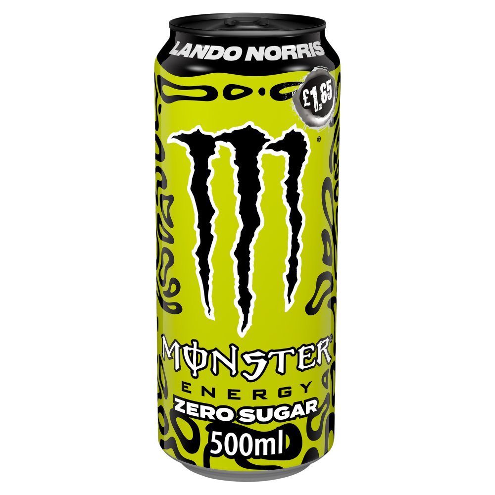 Monster Energy Drink Lando Norris Zero Sugar 12 x 500ml 500ml × 12 × 1