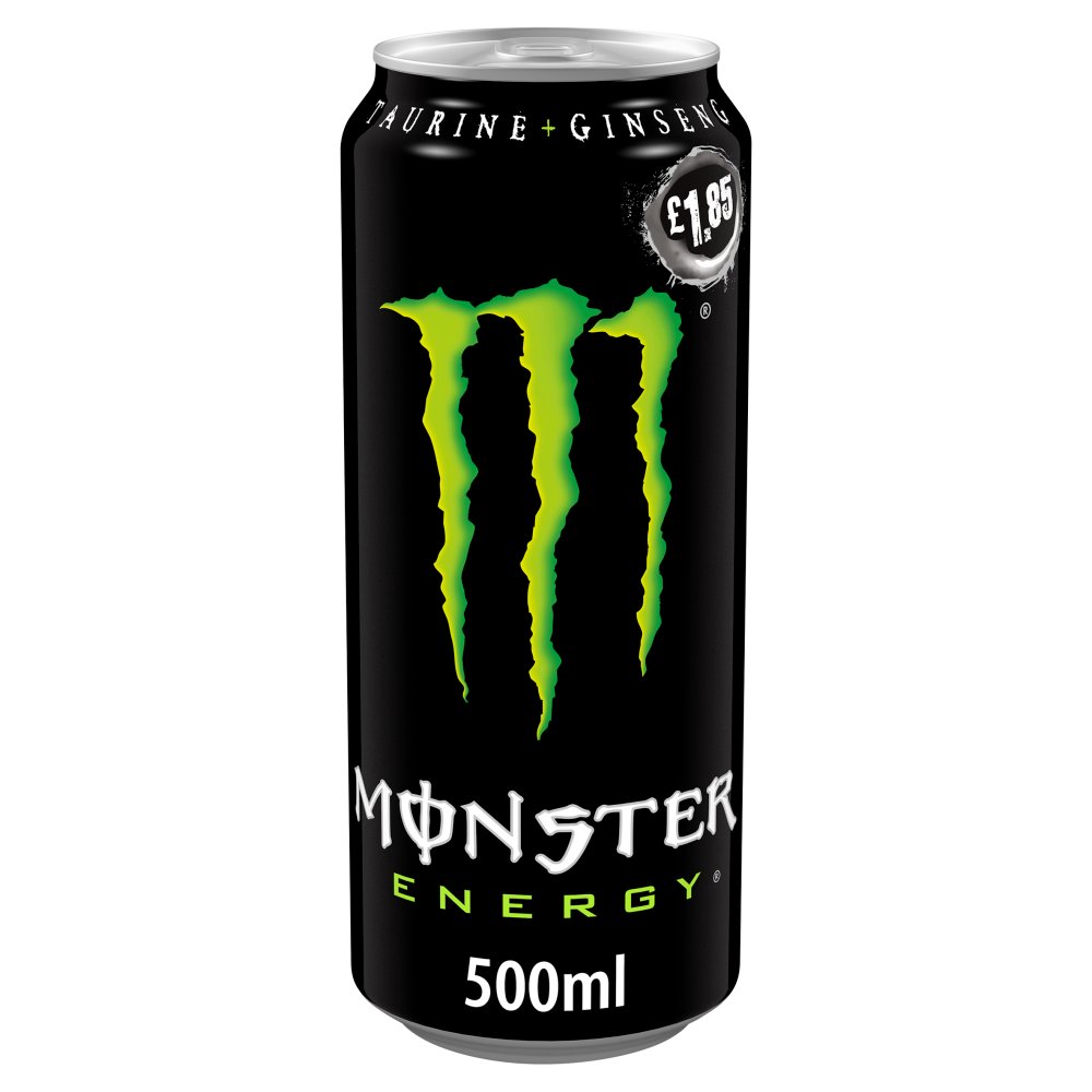 Monster Energy Drink 500ml   Can 500ml × 12 × 1
