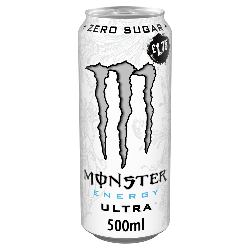 Monster Energy Drink Ultra 500ml   Can 500ml × 12 × 1