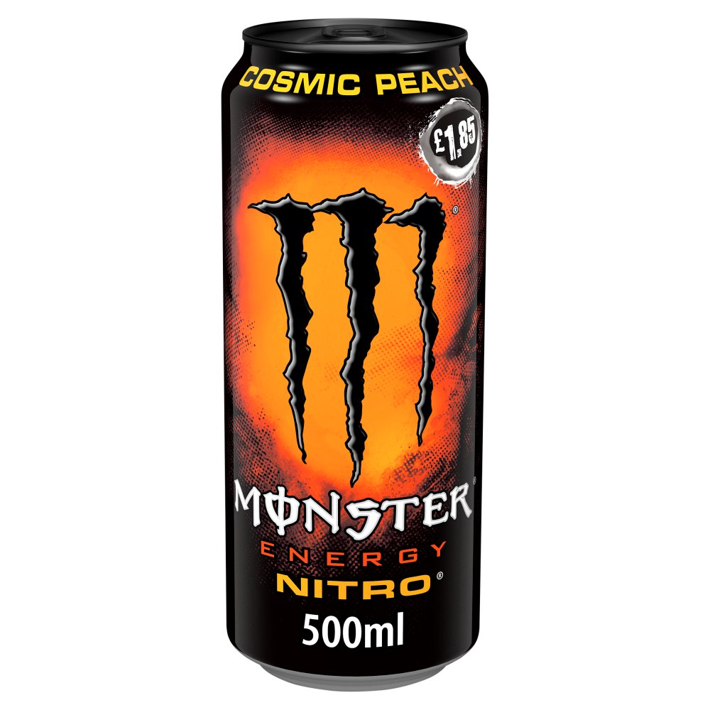 Monster Energy Drink Nitro Cosmic Peach 500ml Can 500ml × 12 × 1