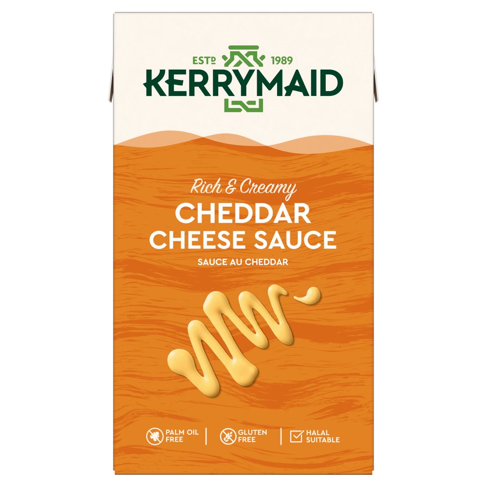 Kerrymaid Cheddar Cheese Sauce 1kg 1Ltr × 12