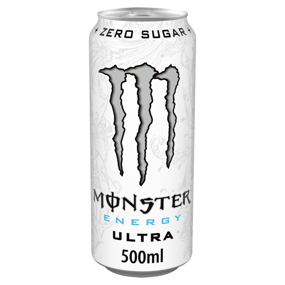 Monster Energy Drink Ultra Zero Sugar 12 x 500ml 500ml × 12 × 1