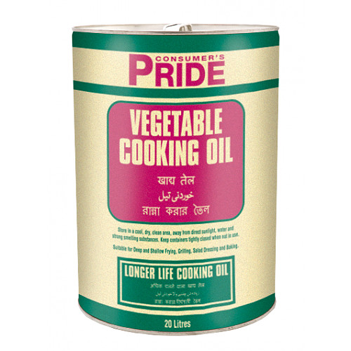 Consumer’s Pride Vegetable Cooking Oil 20 Litres 20Ltr × 1