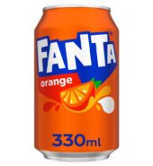 Fanta Orange 330ml Can 330ml × 24 × 1