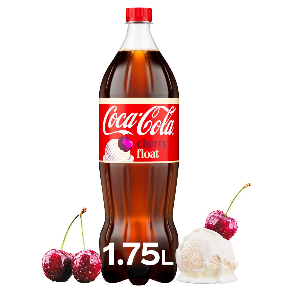 Coca-Cola Cherry Float 1.75L Bottle 1.75Ltr × 6 × 1