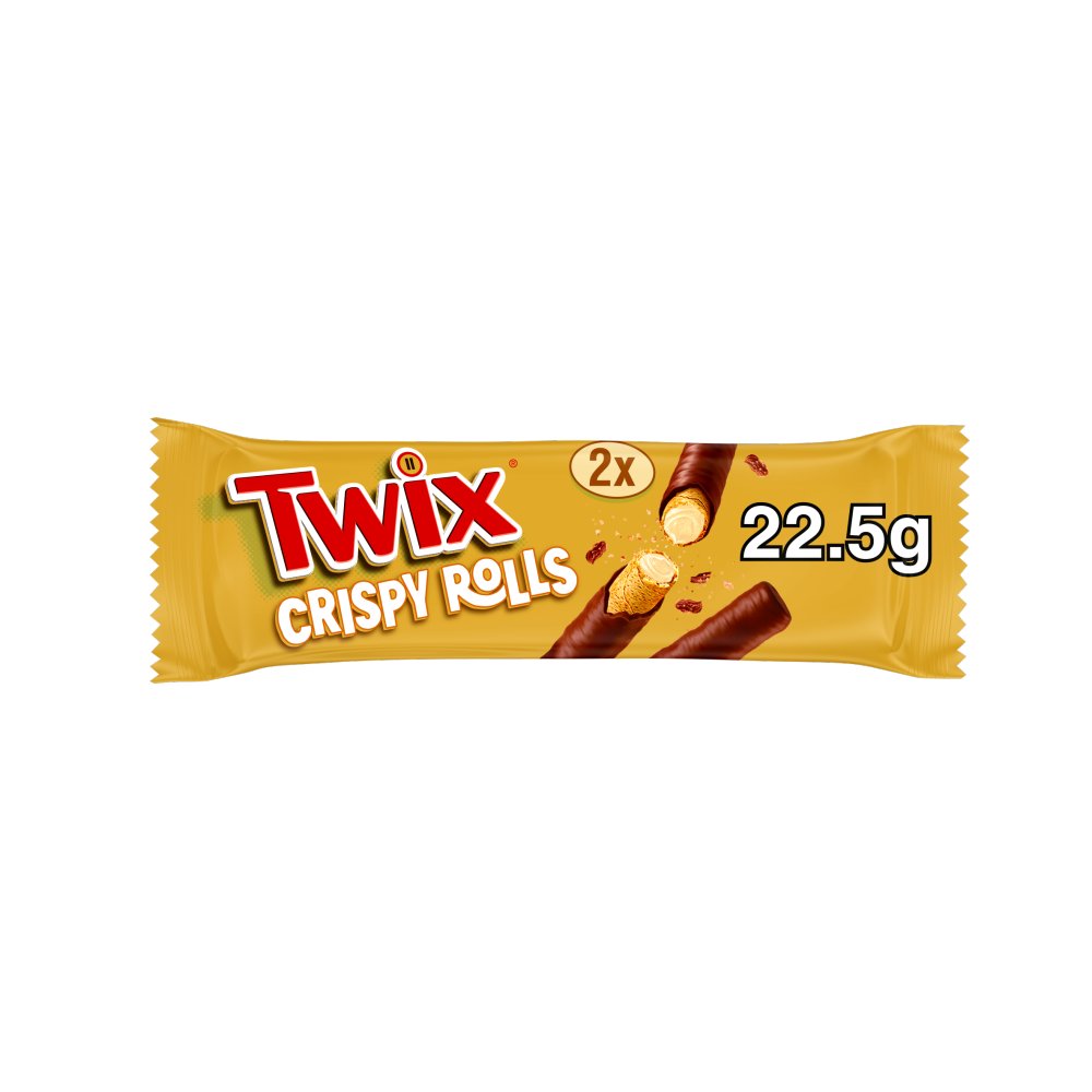 Twix Chocolate & Caramel Crispy Rolls 22.5g 22.5g × 24 × 1