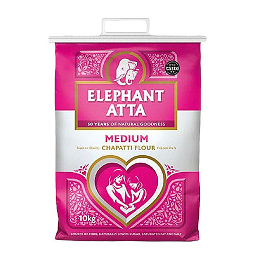 Elephant Atta Medium Chapatti Flour 10kg 10Kg × 1
