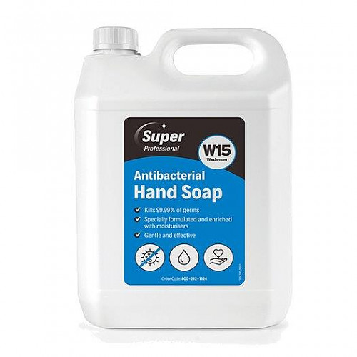 Super Professional Antibacterial Hand Soap 5Ltr 5Ltr × 1