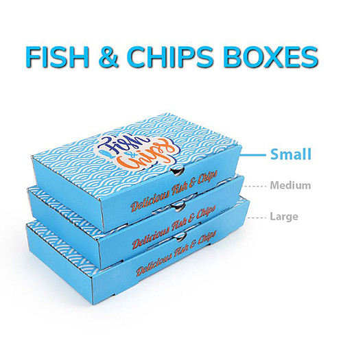 Small Fish & Chip Boxes 90s × 1