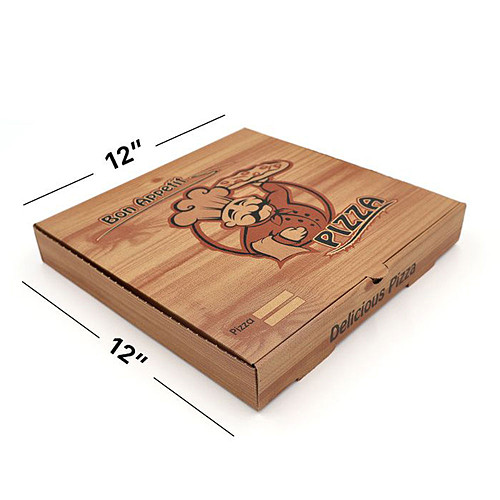 12″ Brown Pizza Boxes 90s × 1